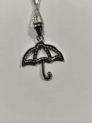 Collar Plata de Ley Paraguas