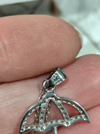 Collar Plata de Ley Paraguas