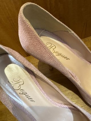 Zapatos de tacón peep toe