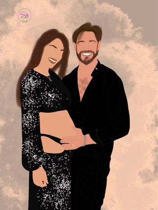 Ritratto digitale personalizzato - Stile No Eye