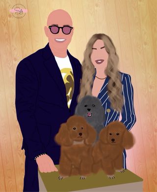 Ritratto digitale personalizzato - Stile No Eye