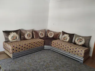 Sofá marroquí de terciopelo