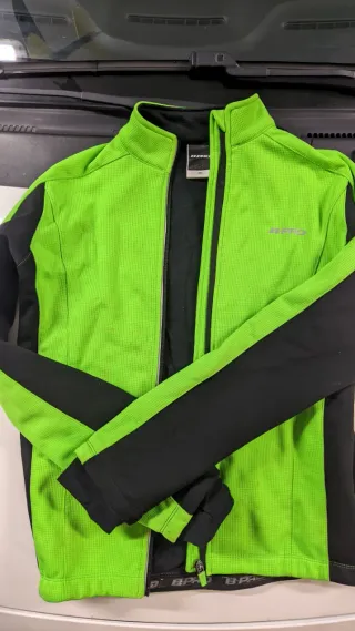 Chaqueta Ciclismo Verde y Negra