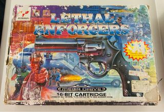 Lethal Enforcers Megadrive PAL Completo Konami