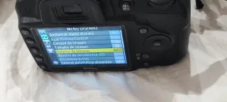 Cámara Nikon D3200 + objetivo 18-55