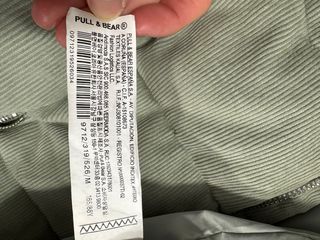 Chaqueta bomber verde pana