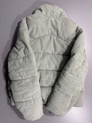 Chaqueta bomber verde pana