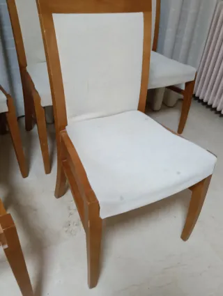 6 Sillas de Cerezo para Tapizar