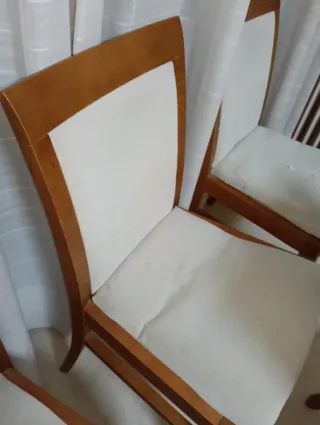 6 Sillas de Cerezo para Tapizar