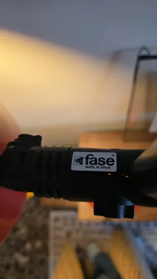 Lámpara Fase Vintage Roja Metálica