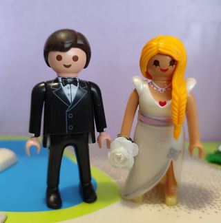 Playmobil Novios Boda Traje Novio Vestido Novia