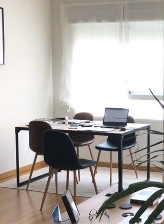 Mesa Comedor Industrial Madera y Metal