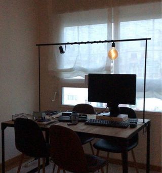 Mesa Comedor Industrial Madera y Metal