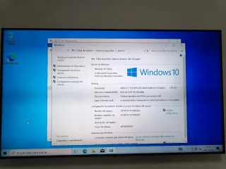 Ordenador HP Negro + Teclado y Ratón T-Wolf
