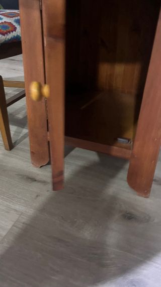 Mesa comedor vintage y 4 sillas