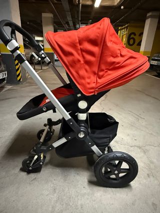 Carro Bugaboo con funda Naranja