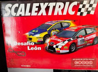 Lote Scalextric Coches y Cajas