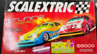 Lote Scalextric Coches y Cajas