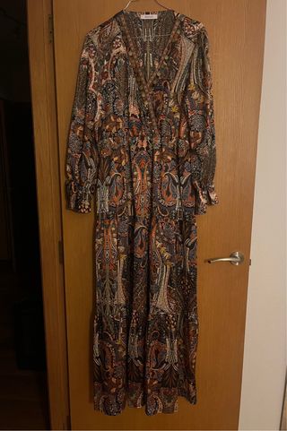 Vestido boho estampado