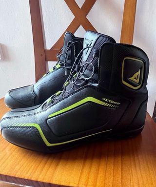Botas Dainese Moto Negras y Verdes