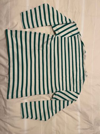 Jersey Pull&Bear rayas verde y blanco