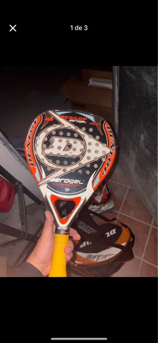 2 Palas de Padel Dunlop Aerogel 1 kit babmintonre