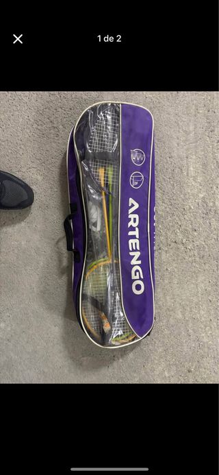 2 Palas de Padel Dunlop Aerogel 1 kit babmintonre