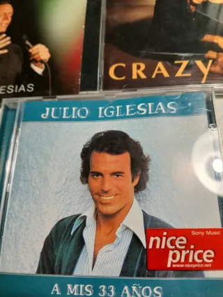 Lote 4 CDs Julio Iglesias Latino