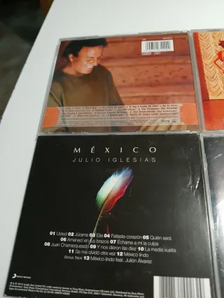 Lote 4 CDs Julio Iglesias Latino