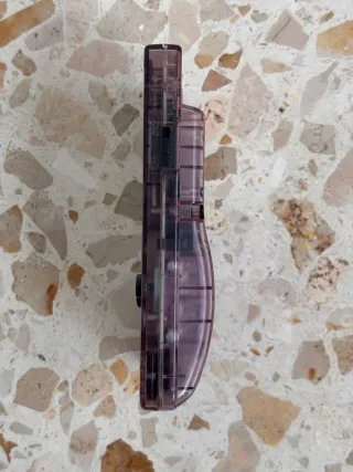 Game Boy Color morada transparente funcional