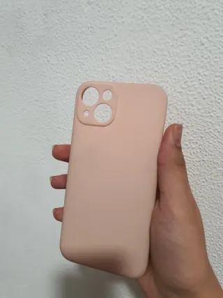 Funda iPhone 13 Transparente Cerezas