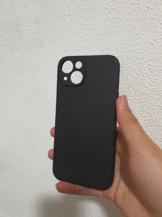 Funda iPhone 13 Transparente Cerezas