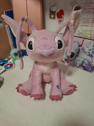 Peluche Angel Musical Rosa