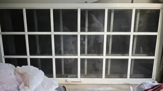 2 Puertas Correderas Aluminio Blanco