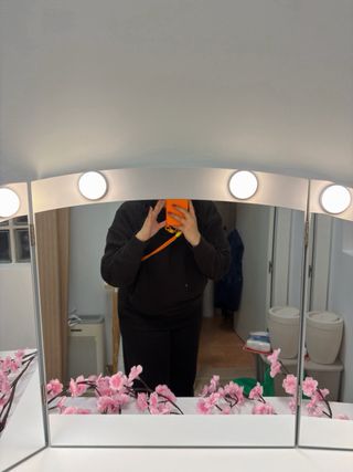 Espejo tocador con luces LED