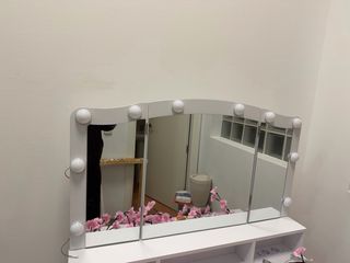 Espejo tocador con luces LED