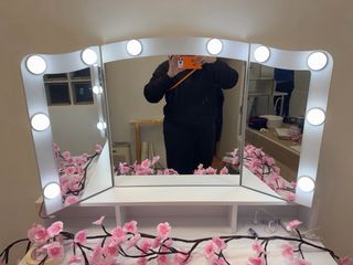Espejo tocador con luces LED
