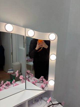 Espejo tocador con luces LED