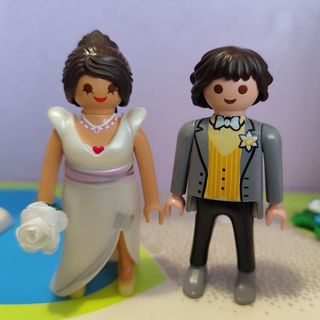 Playmobil Pareja de Novios Novia Novio Boda