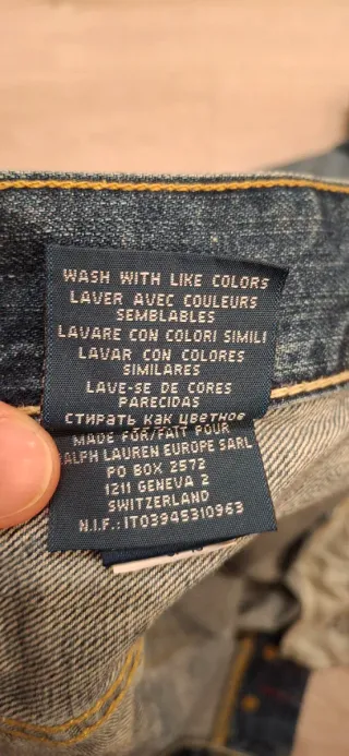 Vaqueros Polo Ralph Lauren Azules