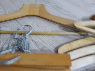 Set appendiabiti in legno e metallo