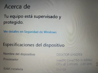 Portátil HP i3 Rojo