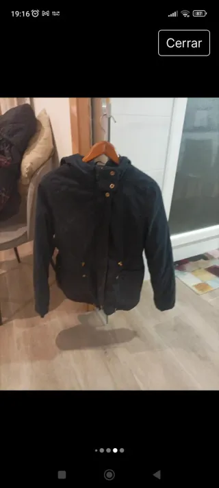 Chaqueta de invierno negra