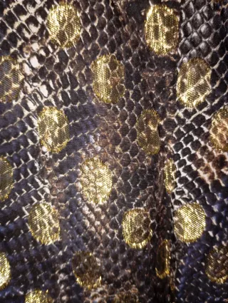 Vestido Massimo Dutti Talla 42 Dorado