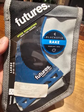 Quillas Surf Futures Blacksticks Rake R8 talla L