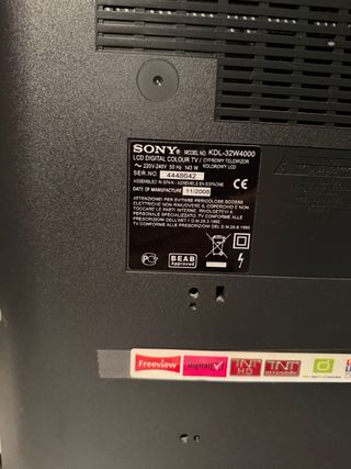 Televisor Sony Bravia KDL-32W4000