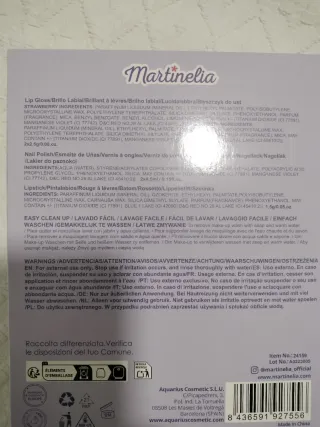 Set Maquillaje Infantil Unicornio Martinelia