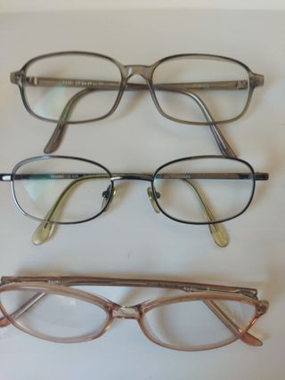 Monturas Gafas Óptica Marrón/Gris