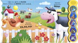 Libros con 5 voces de animales (2-4 años) NUEVOS