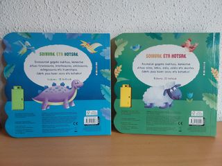 Libros con 5 voces de animales (2-4 años) NUEVOS